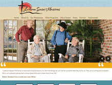 Tablet Screenshot of lutheransunset.org